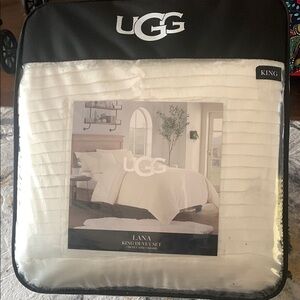 UGG Lana King Duvet Cover Set - Cream